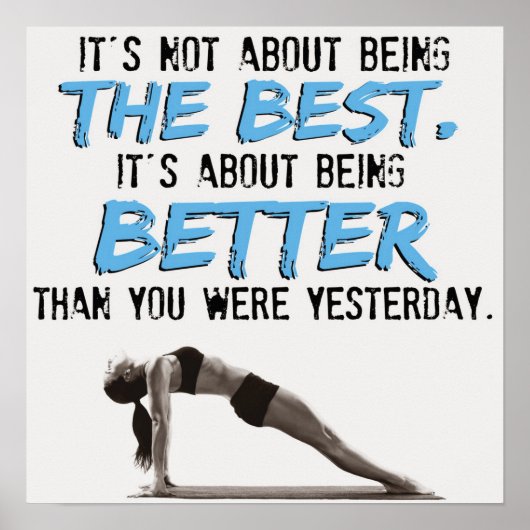 トレーニングやる気を起こさせる ポスター (正面)