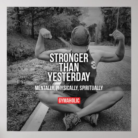 トレーニングやる気を起こさせる ポスター (正面)