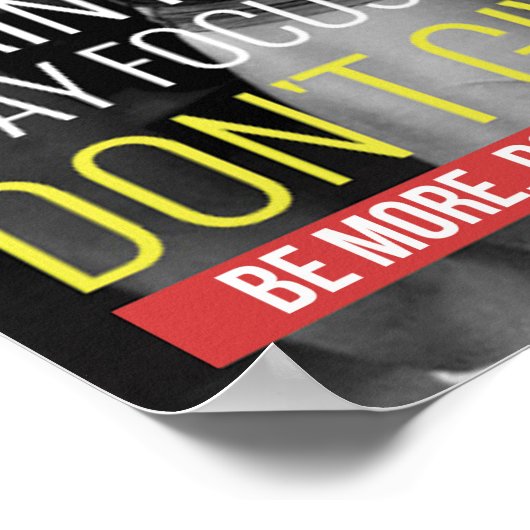 トレーニングやる気を起こさせる ポスター (角)