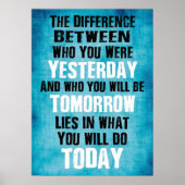 トレーニングやる気を起こさせる ポスター (正面)