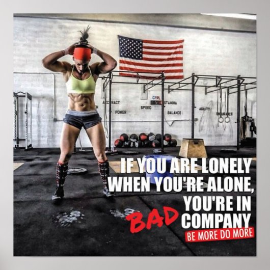 トレーニングやる気を起こさせる ポスター (正面)