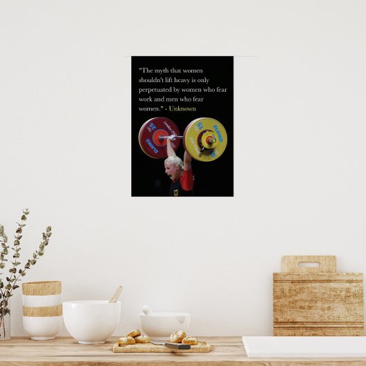 トレーニングやる気を起こさせる ポスター (キッチン)