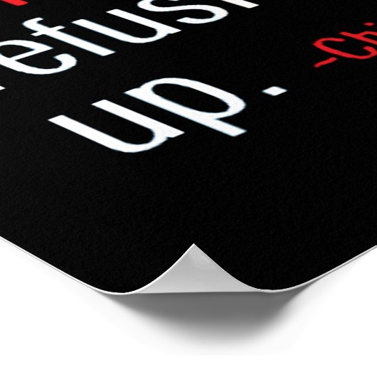 トレーニングやる気を起こさせる ポスター (角)