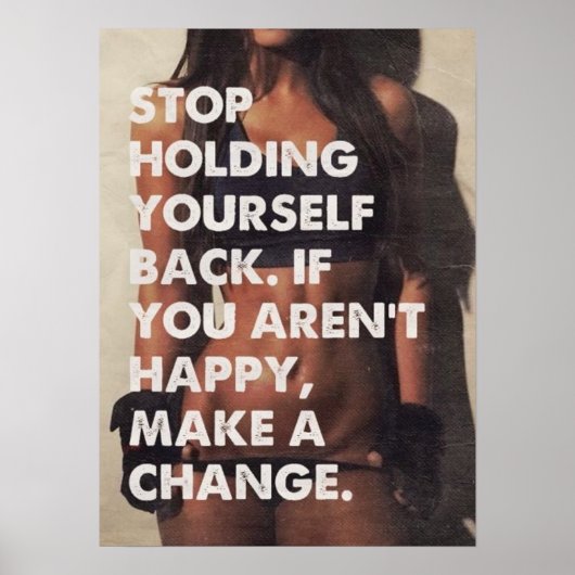 トレーニングやる気を起こさせる ポスター (正面)