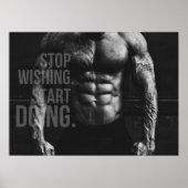 トレーニングやる気を起こさせる ポスター (正面)