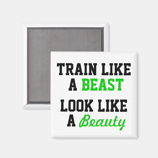 トレーニングやる気を起こさせる マグネット (正面/裏面)