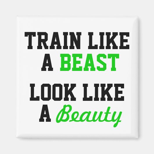 トレーニングやる気を起こさせる マグネット (正面)