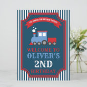 トレーニングをテーマにしたパーティー誕生日ウェルカムサイン 招待状 (スタンド正面)