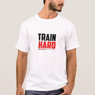 トレーニングを頑張れ。常に向上心を持て。 - ジムTシャツ Tシャツ