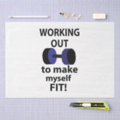 トレーニングウェイトの計算 薄葉紙 (クラフト)