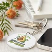 トレーニングエクササイズおもしろいユーモアことわざ引用文 キーホルダー (正面右)