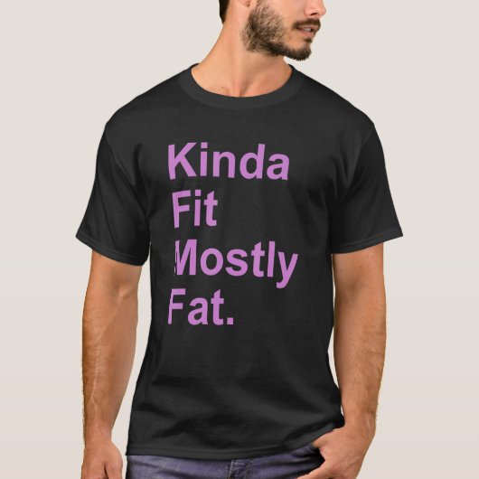 トレーニングエクササイズジムキンダフィット主に脂肪2 Tシャツ (正面)