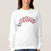 トレーニングエクササイズ抵抗帯域フィットネスアスリート スウェットシャツ (正面)