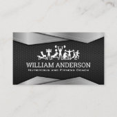 トレーニングエクササイズ | フィットネスとヘルス 名刺 (正面)