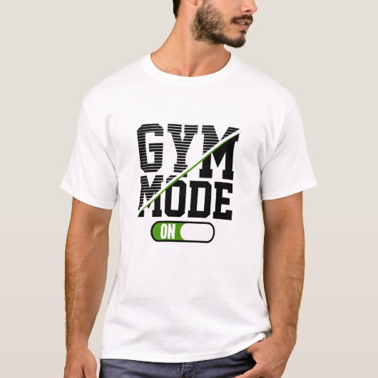 トレーニングジムのジムトレーニング Tシャツ (正面)