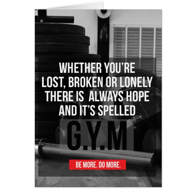 トレーニングジムのモチベーション (正面)