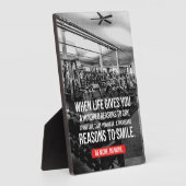 トレーニングジムやる気を起こさせる フォトプラーク (側面)