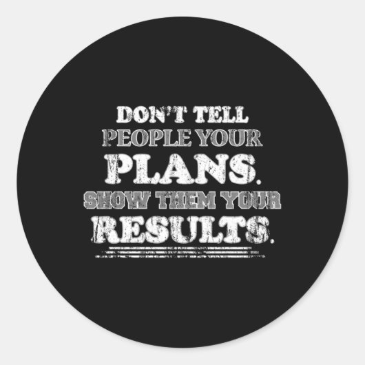 トレーニングジムフィットネススポーツエクササイズおもしろいギフトアイディア ラウンドシール (正面)