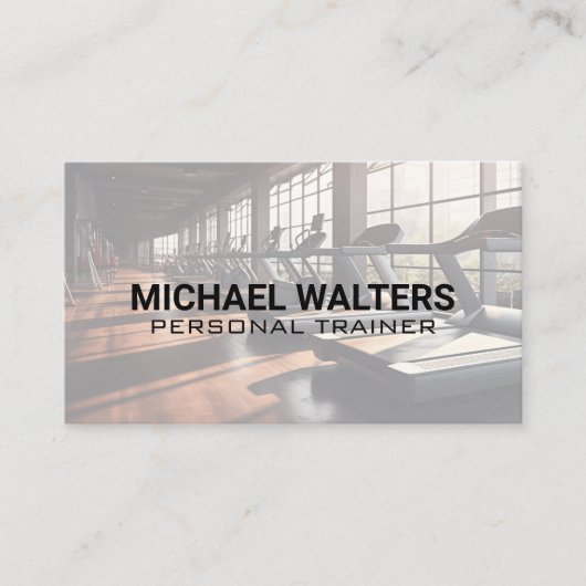 トレーニングジム | トレーニングフィットネス 名刺 (正面)