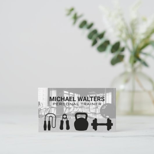 トレーニングジム | 訓練装置 名刺 (スタンド正面)