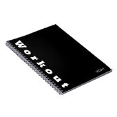 トレーニングジャーナルフィットネス計画ダイエット&ジムカスタム ノートブック (右側)