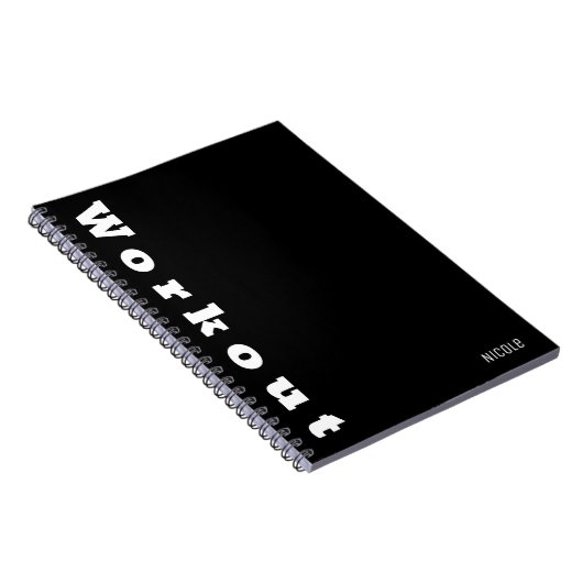 トレーニングジャーナルフィットネス計画ダイエット&ジムカスタム ノートブック (右側)