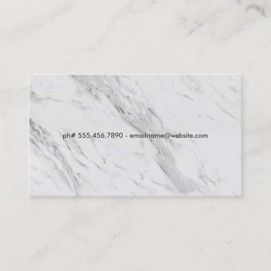 トレーニングセッション |フィットネス 名刺 (裏面)