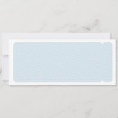 トレーニングチケットの子供の誕生日パーティー 招待状 (裏面)