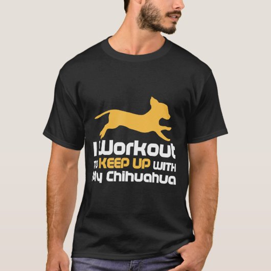 トレーニングチワワ愛犬家 Tシャツ (正面)