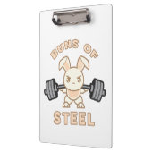 トレーニングバニー漫画 – 鋼のパン – ジミおもしろいム クリップボード (左)