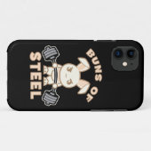 トレーニングバニー漫画 – 鋼のパン – ジミおもしろいム Case-Mate iPhoneケース (裏面(横))