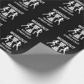 トレーニングフィットネスエクササイズジム ラッピングペーパー (角)