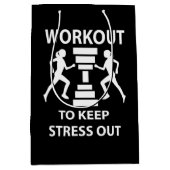 トレーニングフィットネスエクササイズ ミディアムペーパーバッグ (正面)