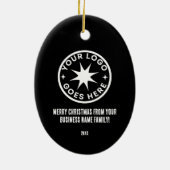 トレーニングフィットネスジムロゴ セラミックオーナメント (裏面)