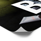 トレーニングフィットネスビジネスロゴバランスポスター ポスター (角)