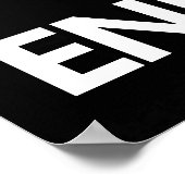 トレーニングフィットネスビジネスロゴ耐久ポスター ポスター (角)