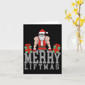 トレーニングフィットネスボディビルクリスマスイフメリーァム カード (黄色い花)