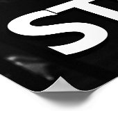 トレーニングフィットネスロゴ強度ポスター ポスター (角)