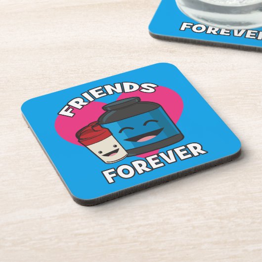 トレーニングフレンズフォーエバー – かわいいかわいいおもしろいジム コースター (左側)