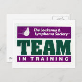 トレーニングポストカードのチーム ポストカード (正面/裏面)