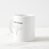 トレーニングマネージャー コーヒーマグカップ (正面左)