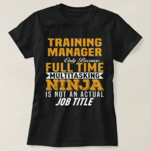 トレーニングマネージャ Tシャツ