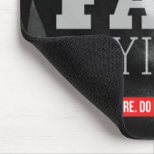 トレーニングモチベーション – 汗は脂肪泣き叫び マウスパッド (コーナー)