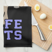 トレーニングユーモア – セーフセットの練習 – ノベルティジム キッチンタオル (四つ折り)