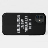 トレーニングユーモア – セーフセットの練習 – ノベルティジム Case-Mate iPhoneケース (裏面(横))