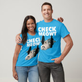 トレーニングユーモア – Cat - Check Meowt Tシャツ (ユニセックス)