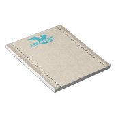 トレーニングヨガジムスポーツリネンルックアド文字 ノートパッド (アングル)