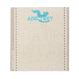 トレーニングヨガジムスポーツリネンルックアド文字 ノートパッド