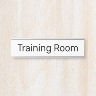 トレーニングルーム白 サインプレート