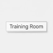 トレーニングルーム白 サインプレート (正面)